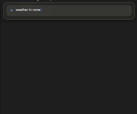 Weather information